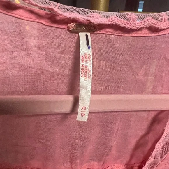 Free People Luna Top Pink NWOT - Picture 9 of 9